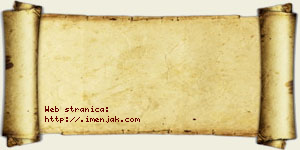 Una Jočanin vizit kartica